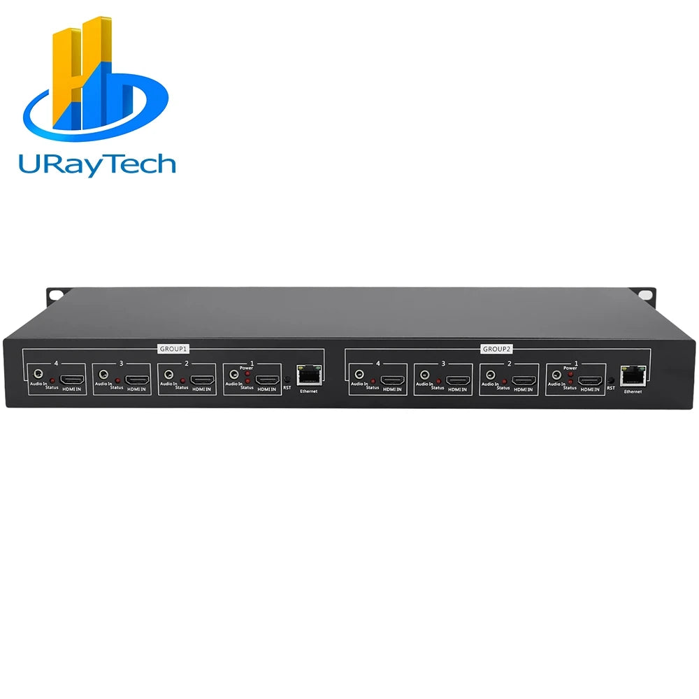 Channel Extress URay 8 channels MPEG-4 H.264 AVC HD HDMI Video Stream Encoder HDMI to ...